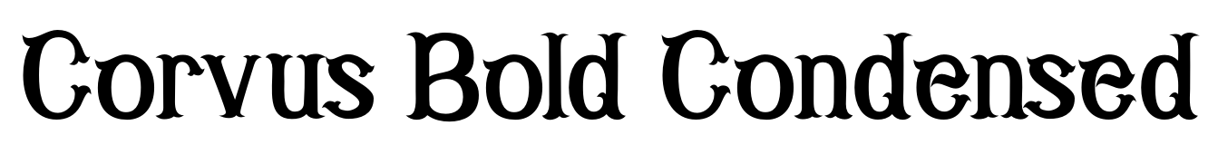 Corvus Bold Condensed